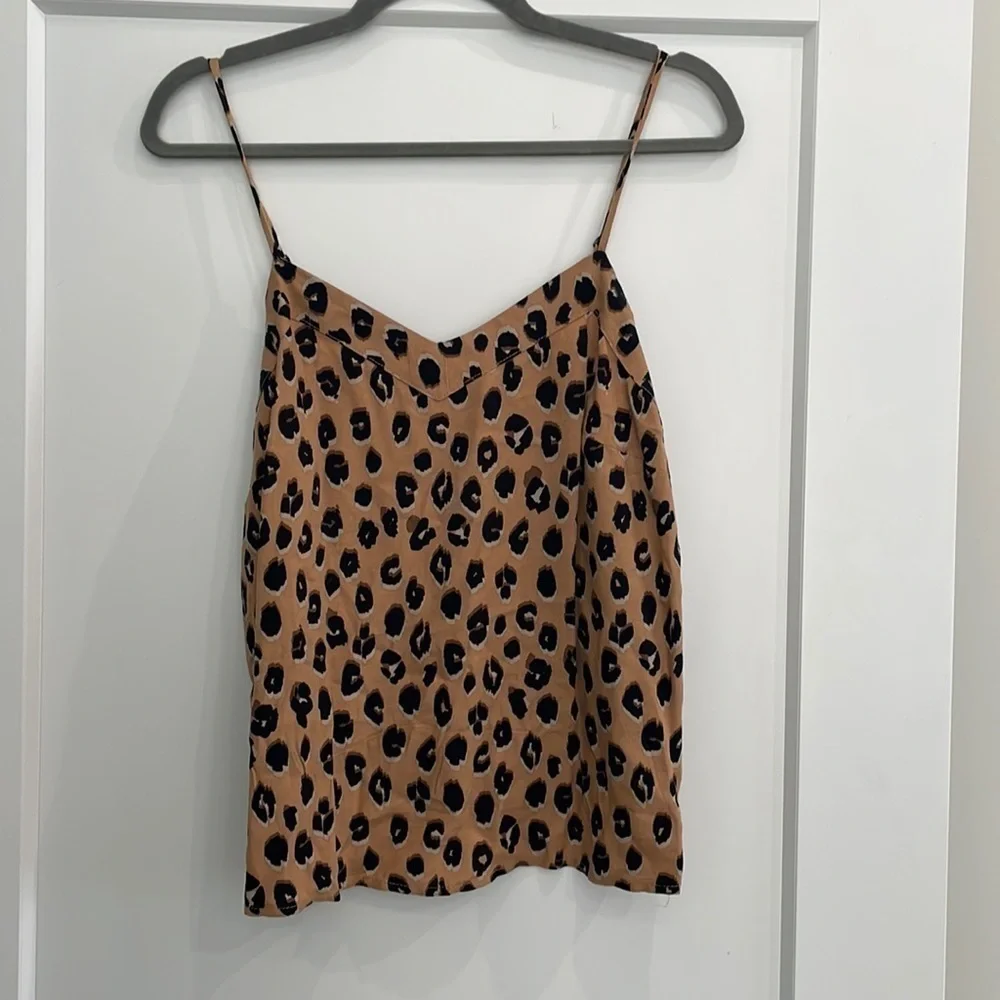 Cheetah Leopard Print Loose Fit Tank Top A New Day - Picture 1 of 3